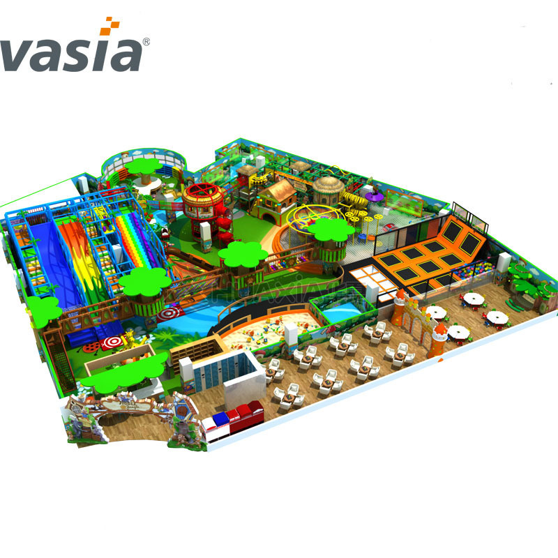 Novo estilo de equipamento de playground infantil macio interno - Vasia