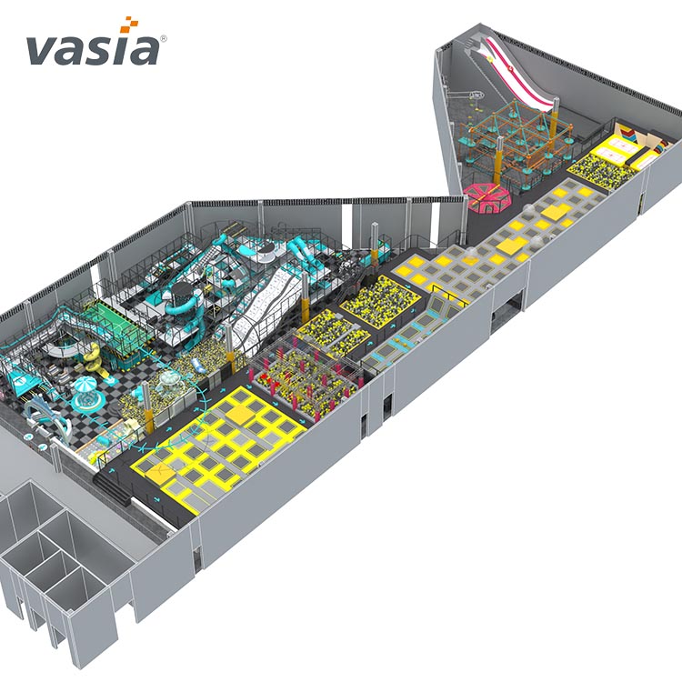 Parque de trampolim direto da fábrica para venda - Vasia