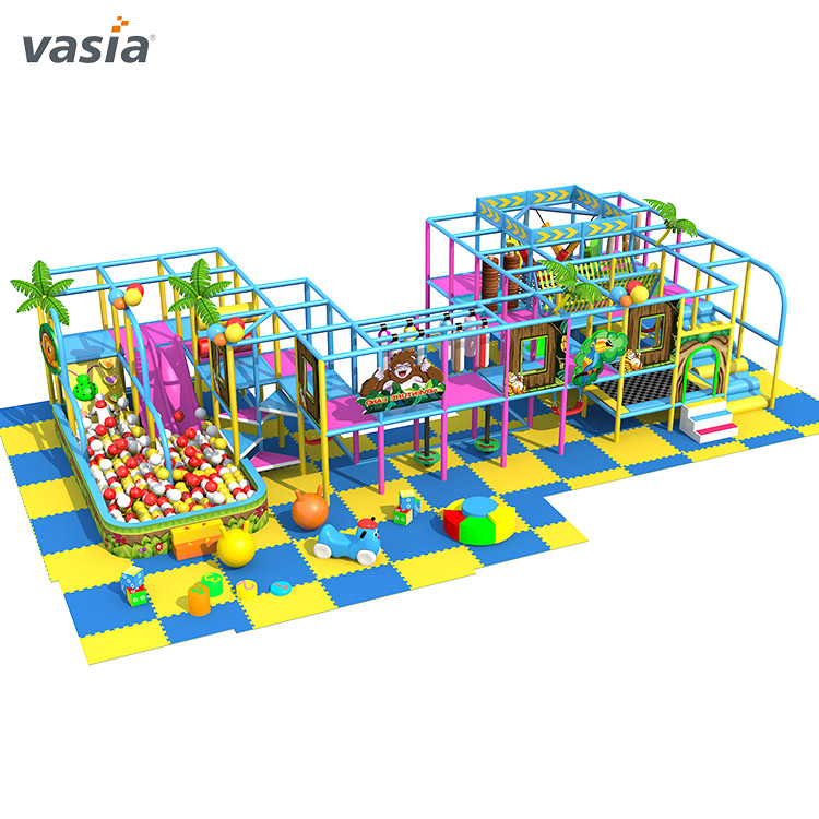 Novo design de equipamento de jogo macio com tema de doces, playground interno - Vasia