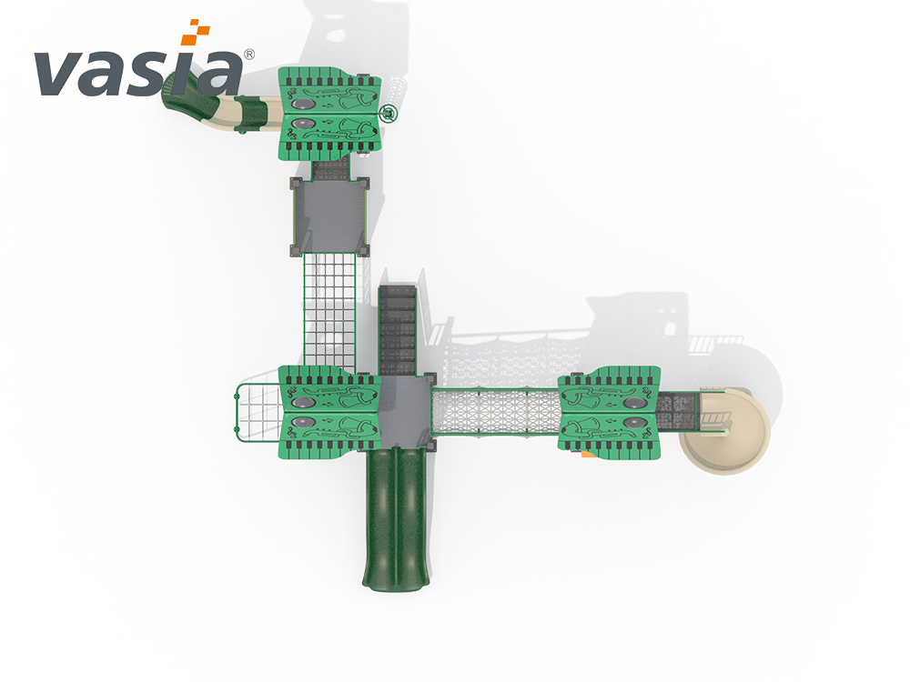 Equipamento de playground por atacado ao ar livre W0003